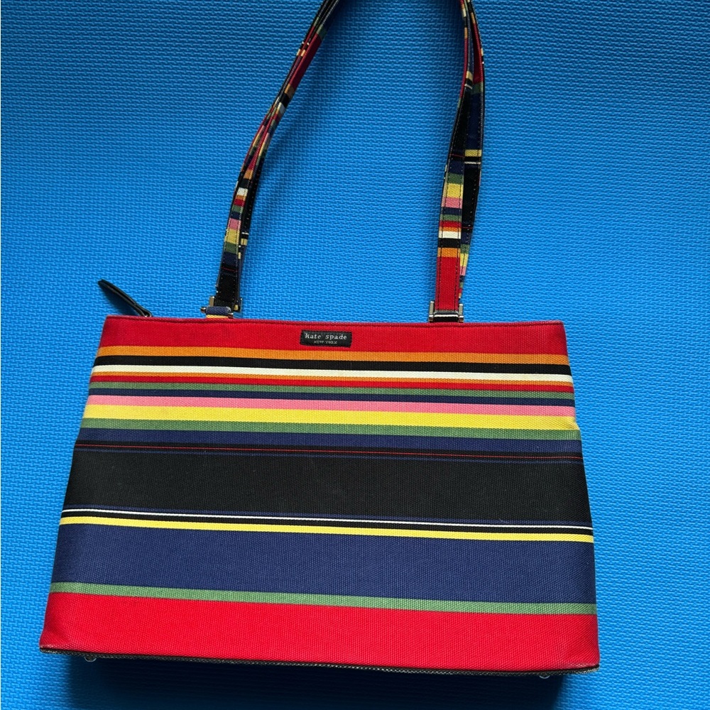 Kate Spade Vibrant Striped Tote Bag